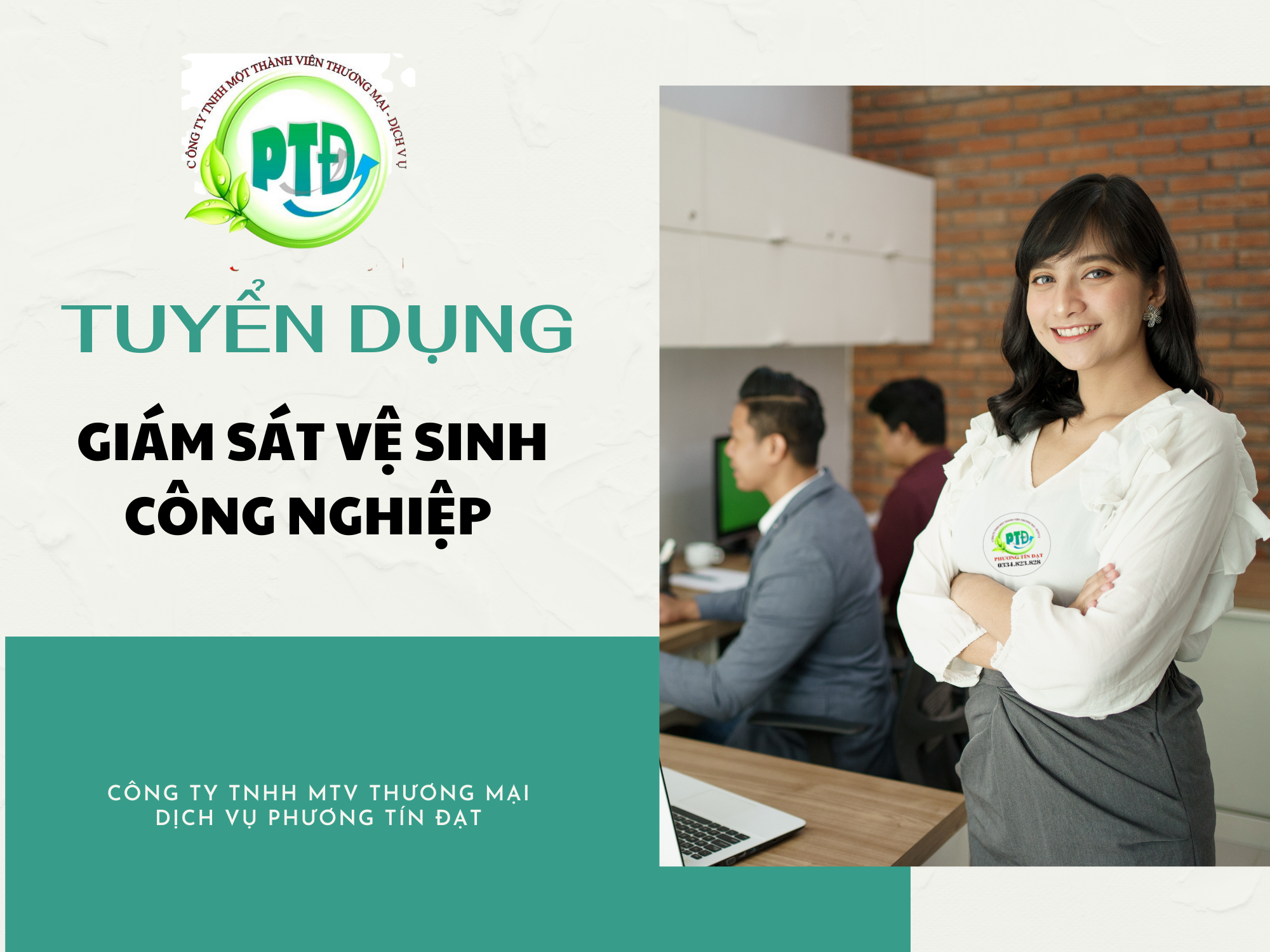 Tuyển dụng giám sát vệ sinh công nghiệp