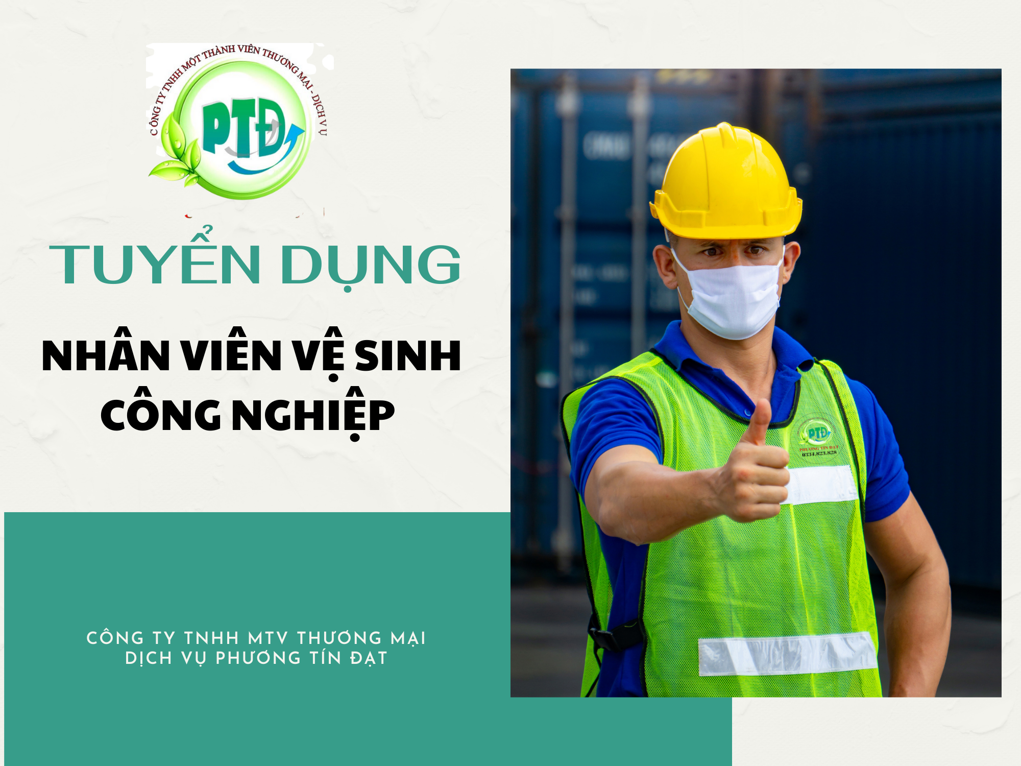 Tuyển dụng nhân viên vệ sinh công nghiệp