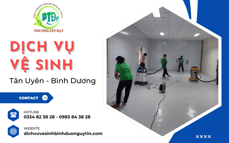 dịch vụ vệ sinh tân uyên