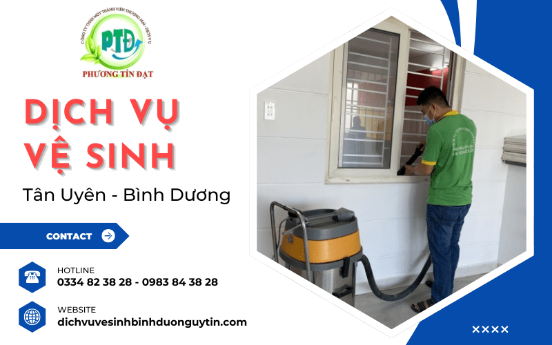 dịch vụ vệ sinh tân uyên