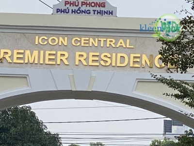 Khách hàng khu dân cư icon central- vệ sinh sau xây dựng