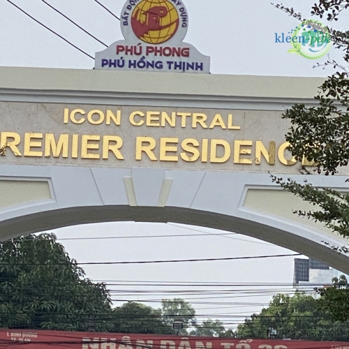 Khách hàng khu dân cư icon central- vệ sinh sau xây dựng